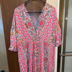 Colorful dress purchased from Shein. Size XL, never been worn.